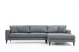 Atelier Del Sofa Sofá Cama Esquinero Derecho Nordic Corner L3+Chl Gris Oscuro 303x160 cm